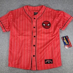 Spider-Man Marvel Baseball Jersey‎ Boys Large (10/12) Red